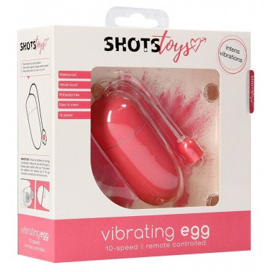 Розовое гладкое виброяйцо Vibrating Egg - 8 см. фото 2