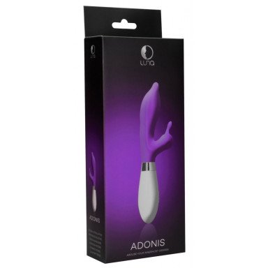 Фиолетовый вибратор-кролик Adonis - 21,5 см. фото 2