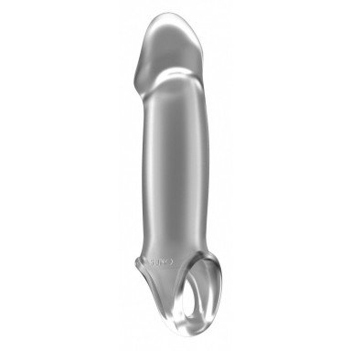 Прозрачная насадка с подхватом Stretchy Penis Extension No.33, фото