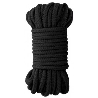 Черная веревка для бондажа Japanese Rope - 10 м., фото