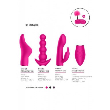 Розовый эротический набор Pleasure Kit №6 фото 3
