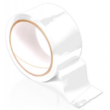 Белая самоклеящаяся лента для связывания Pleasure Tape - 10,6 м., фото