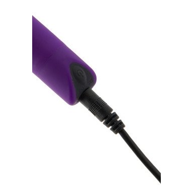 Фиолетовый мини-вибратор POWERFUL BULLET фото 3