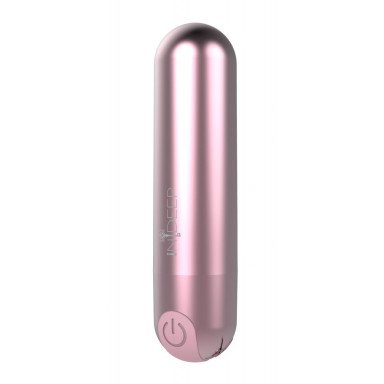 Розовая перезаряжаемая вибропуля Clio - 7,6 см., фото