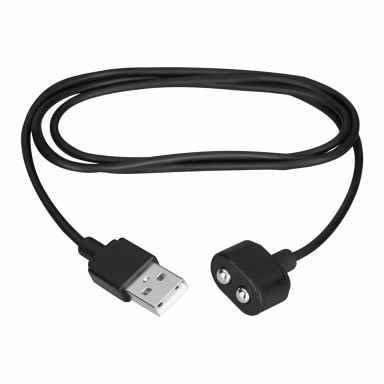 Черный магнитный кабель для зарядки Saisfyer USB Charging Cable фото 2