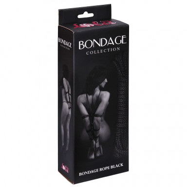 Черная веревка Bondage Collection Black - 9 м. фото 2
