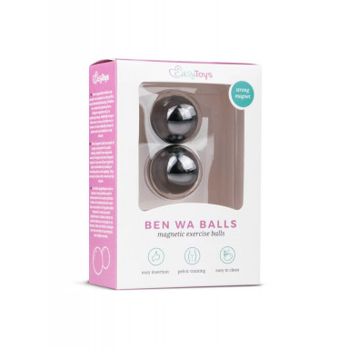 Темно-серые вагинальные шарики без сцепки Ben Wa Balls фото 2