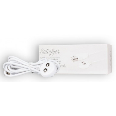 Белый магнитный кабель для зарядки Saisfyer USB Charging Cable фото 3