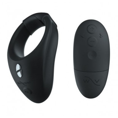 Черное эрекционное кольцо для ношения We-Vibe Bond, фото
