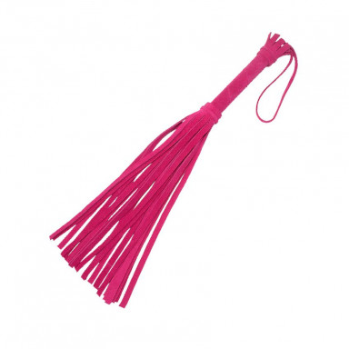 Розовая мини-плеть «Королевский велюр» - 40 см., фото