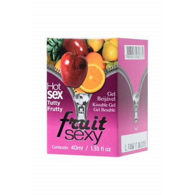 Массажное масло FRUIT SEXY Tutti-frutti с фруктовым ароматом и разогревающим эффектом - 40 мл. фото 2