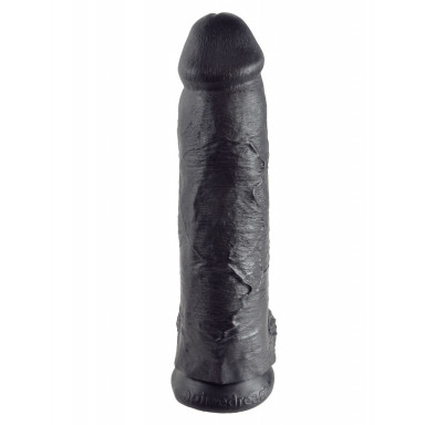 Чёрный фаллоимитатор-гигант 12 Cock with Balls - 30,5 см., фото