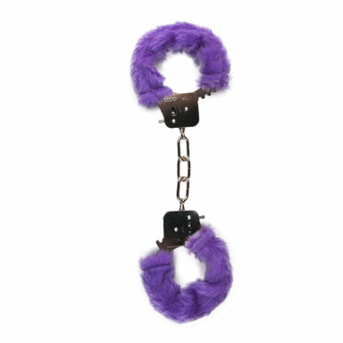Наручники с фиолетовым мехом Furry Handcuffs, фото