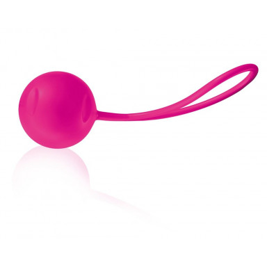 Ярко-розовый вагинальный шарик Joyballs Trend Single, фото