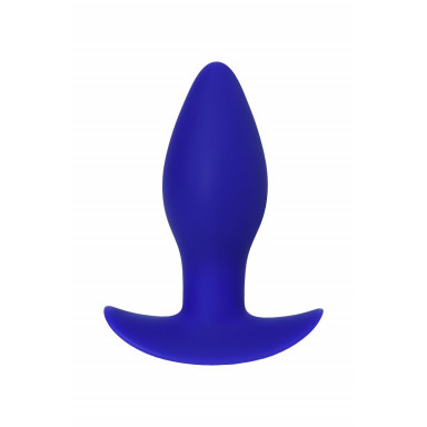 Синяя анальная вибровтулка Fancy - 10,7 см. фото 3