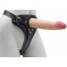 Реалистичный страпон Woman Midi с вагинальной пробкой - 19 см., фото