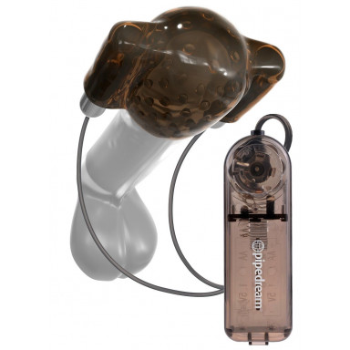 Дымчатый вибростимулятор головки пениса Dual Vibrating Head Teaser, фото