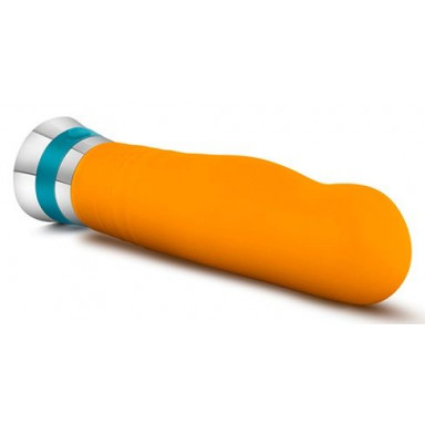 Оранжевый вибромассажер LUCENT - 17,2 см. фото 3