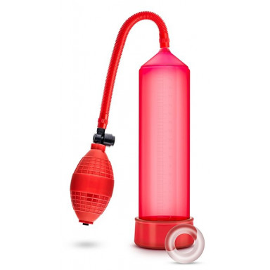 Красная вакуумная помпа VX101 Male Enhancement Pump, фото