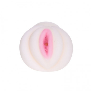 Рифленый мастурбатор-вагина из реалистичного материала фото 3