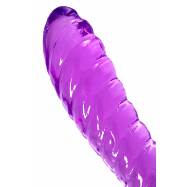 Фиолетовый двусторонний фаллоимитатор Frica - 23 см. фото 9