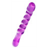Фиолетовый двусторонний фаллоимитатор Tanza - 27,5 см., фото