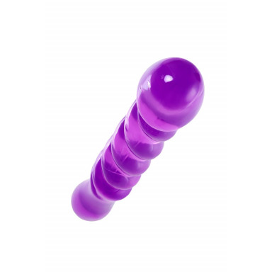 Фиолетовый двусторонний фаллоимитатор Tanza - 27,5 см. фото 4