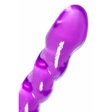 Фиолетовый двусторонний фаллоимитатор Tanza - 27,5 см. фото 10