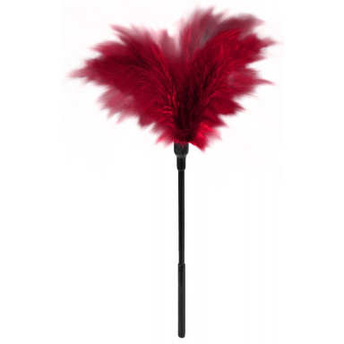 Пластиковая метелочка с красными пёрышками Small Feather Tickler - 32 см., фото