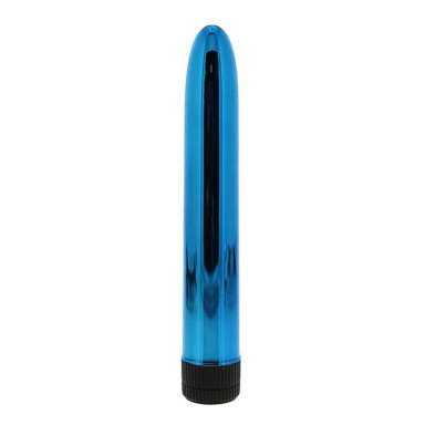 Голубой вибратор KRYPTON STIX 6 MASSAGER - 15,2 см., фото