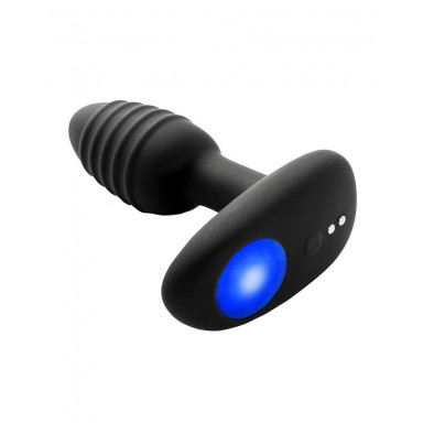 Черный интерактивный вибратор OhMiBod Lumen for Kiiroo с подсветкой - 10,2 см. фото 6