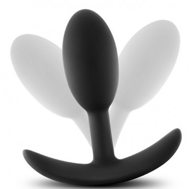 Черная анальная пробка Wearable Vibra Slim Plug Small - 8,9 см. фото 3