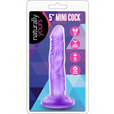 Фиолетовый фаллоимитатор 5 Inch Mini Cock - 14,6 см. фото 2