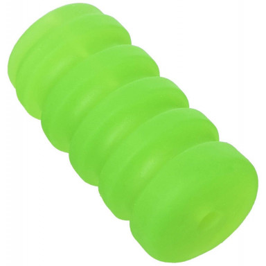 Зеленый мастурбатор с вибрацией Zolo Original Squeezable Vibrating Stroker, фото