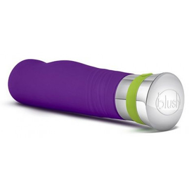 Фиолетовый вибромассажер LUCENT - 17,2 см. фото 2
