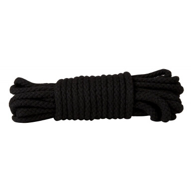 Чёрная хлопковая веревка для связывания Bondage Rope 33 Feet - 10 м., фото