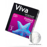 Презервативы с точечками VIVA Dotted - 3 шт., фото