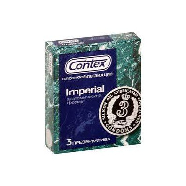 Плотно облегающие презервативы Contex Imperial - 3 шт., фото