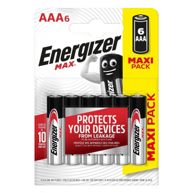 Батарейки Energizer MAX E92/AAA1.5V - 6 шт., фото