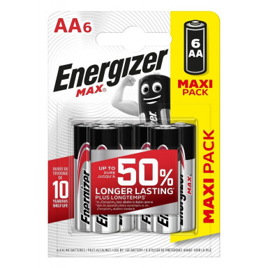 Батарейки Energizer MAX E91/AA 1.5V - 6 шт., фото
