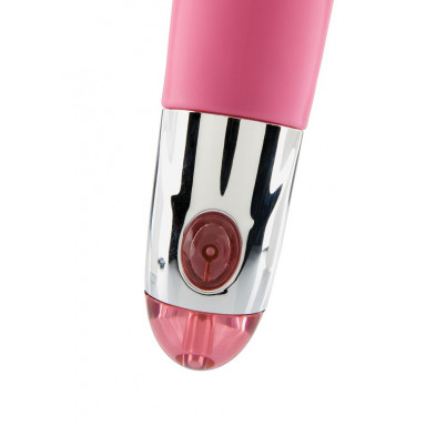 Розовый вибратор Lovely Vibes Elegant - 18,5 см. фото 2