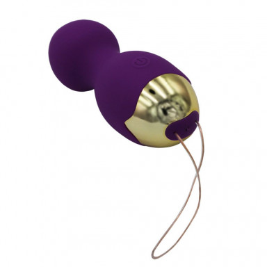Фиолетовые вагинальные шарики Lust с вибрацией, фото