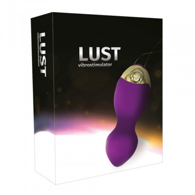 Фиолетовые вагинальные шарики Lust с вибрацией фото 3