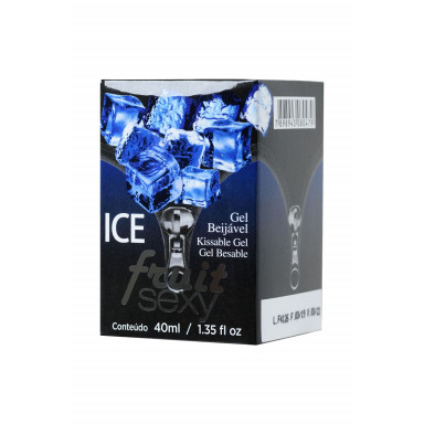 Массажное масло FRUIT SEXY Ice с ароматом ледяной мяты и разогревающим эффектом - 40 мл. фото 2