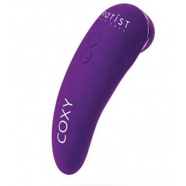 Фиолетовый бесконтактный стимулятор клитора Coxy с вибрацией, фото