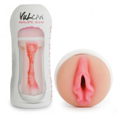 Мастурбатор-вагина в тубе Vulcan Realistic Vagina, фото