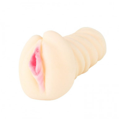 Телесный мастурбатор-вагина с вибрацией, фото