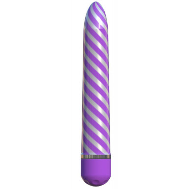 Фиолетовый вибратор Sweet Swirl Vibrator - 21,3 см., фото