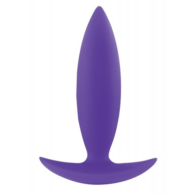Фиолетовая анальная пробка для ношения INYA Spades Small - 10,2 см., фото