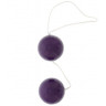 Фиолетовые вагинальные шарики VIBRATONE DUO BALLS PURPLE BLISTERCARD, фото